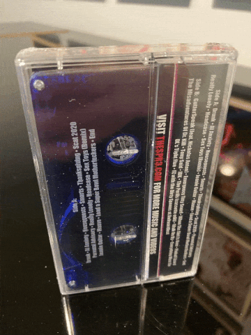 an animated gif of the new cassette tape.